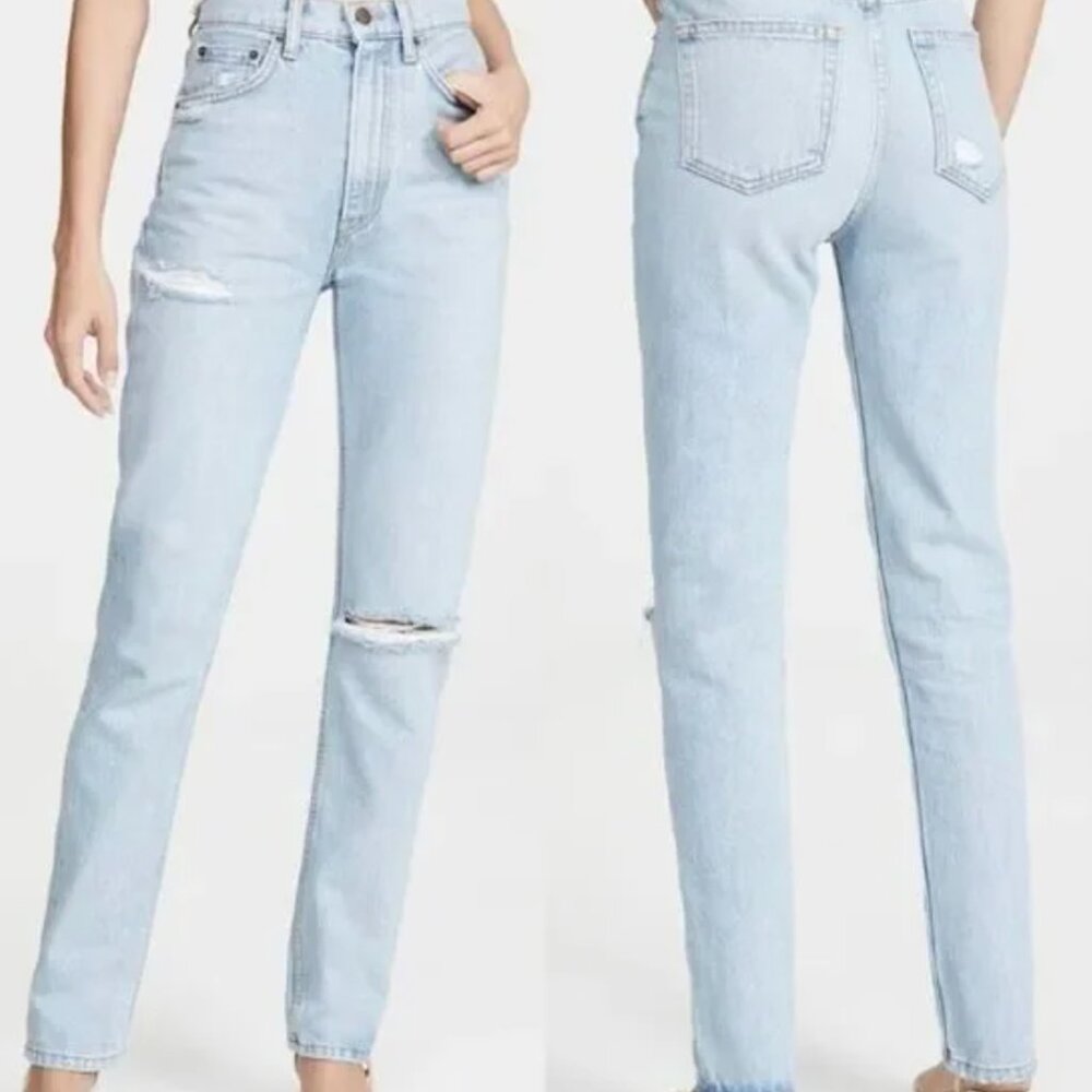 Reformation Stevie Ultra High Rise Jeans - Light Wash